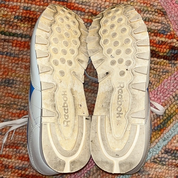 REEBOK SNEAKERS RETRO CLASSIC LEATHER WHITE DV8500 CHALK WHITE 9.5 - Picture 4 of 9